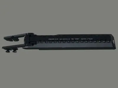 AK B-33  Zenit Dust Cover Low-poly 3D model