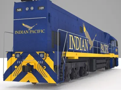 The Indian Pacific 3D model