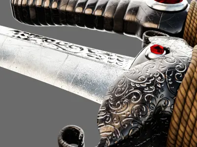 Dagger Sword  3D model