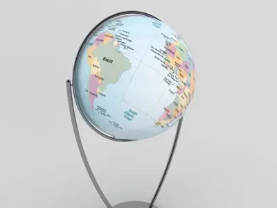 Globe 3D model