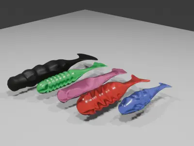 Soft Baits Free 3D print model