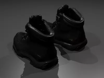 Military shoes 3D model