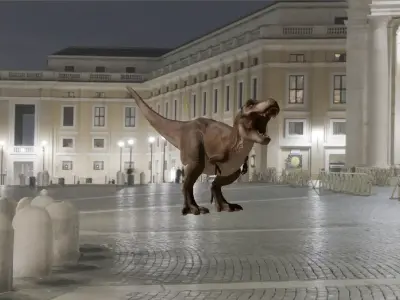 Rexy Jurassic World  3D model