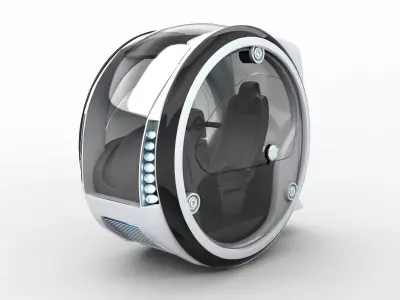Circle Car Hover 3D model