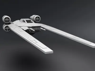 U Wing Scale Model 3D print model