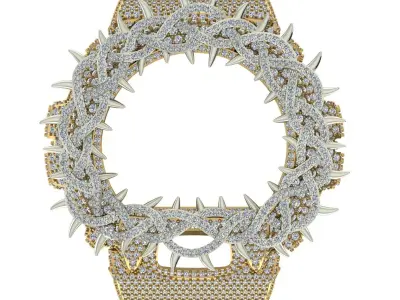 G Shock DW 6900 Watch Diamond Case - 3D print model NOW0023 3D print model