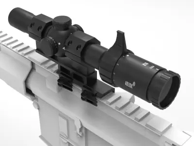 Khales K18i LPVO Low-poly 3D model