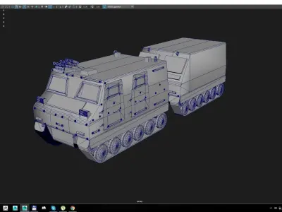 ATTC Bronco Low-poly 3D model
