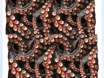 Octopus Seamless Texture Texture by zames1992 from CGTrader