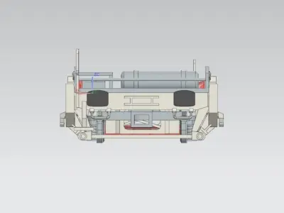 H0 1-87 scale Cargobeamer Sdkmss wagen 3D print model