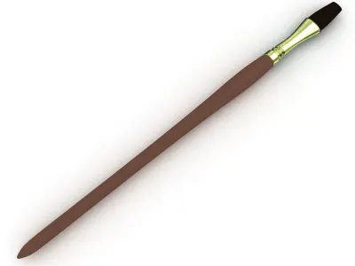 Artist Brush 3D model