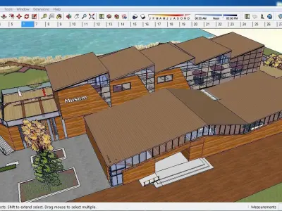 Sketchup Museum 122 3D model