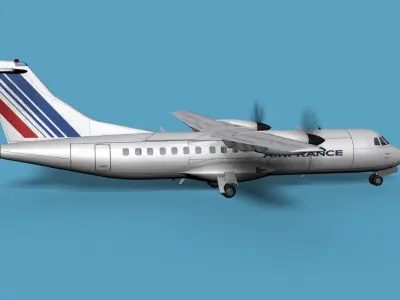 ATR  ATR-42-500 Air France 3D model