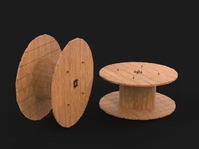 Big Wood Coil 3D model