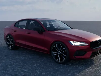 Volvo S60 Free low-poly 3D model