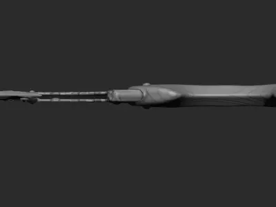 Hook Zbrush HighPoly 3D model 3D model