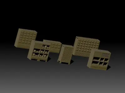 Tansu Chests 02 3D print model