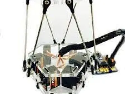 6-DOF parallel robot 3D model