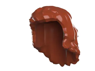 Custom3Dprint Minifigure Accessory - Minifigure Hair S2 - 117 3D print model
