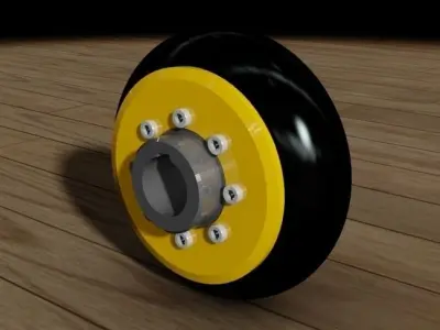 Periflex clutch Free 3D model