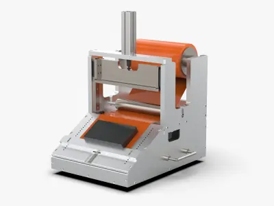Automatic Cutting Packaging Film Jig Machine Free 3D model purchase