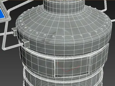 SpaceSatellite chinese satellite in space 3D model