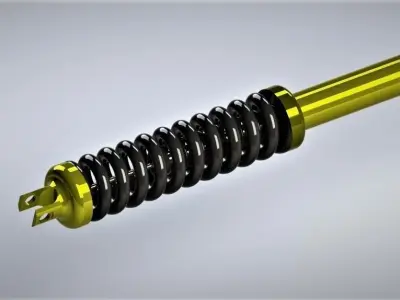Suspension  System of automobile 3D model