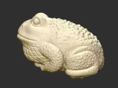 a toad frog 3D print model