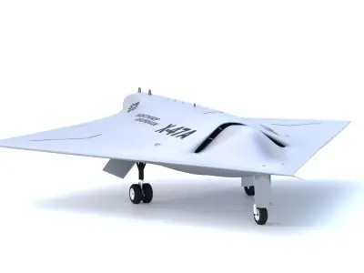 Northrop Grumman X-47A Pegasus - THE MIGHTY DIAMOND - Low-poly 3D model