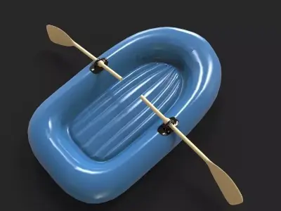 Rubber Boat 3D model