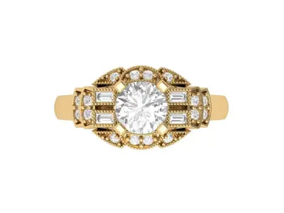Wedding Ring  3D print model 301