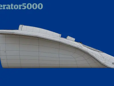 Xelerator5000 Low-poly 3D model