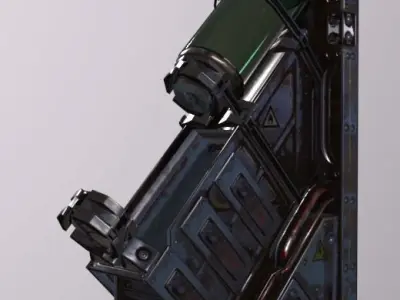 Fluid Receiver  Low-poly 3D model