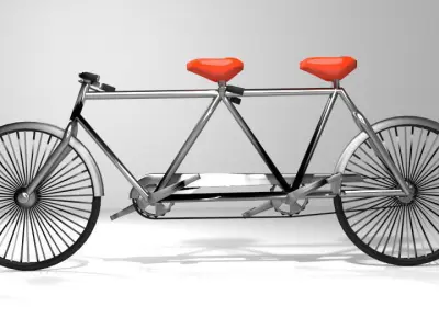 Bicycle - Cruiser 3D model