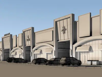 Commercial Street 3D model