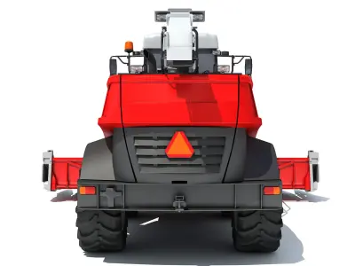 3D Combine Harvester 3D model buy