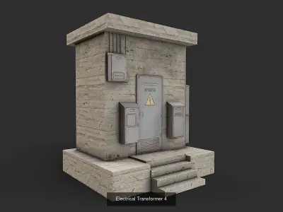 Electrical Transformer Collection 3D Model Pack