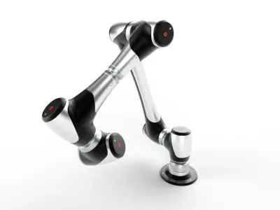 Robotic Arm  M01 Low-poly 3D model