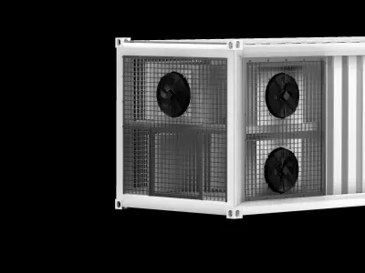 date container 3D model