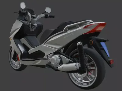 Modern Electric Scooter 3D model