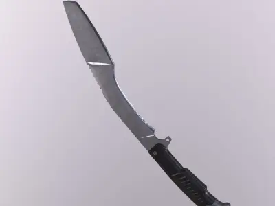 Kukri knife Low-poly 3D model buy