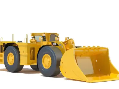 Underground Mining Loader Cat R1600G 3D model