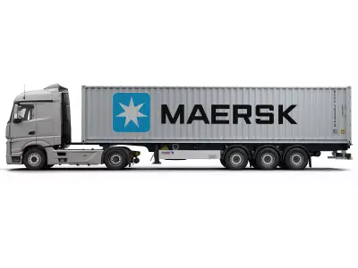 Container Truck Generic 3D model