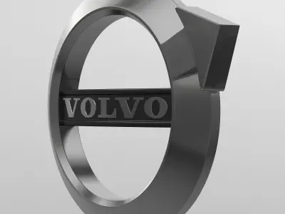 volvo logo 3D model