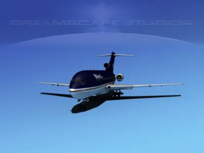 Boeing 727-100 Wien Air Alaska 3D model