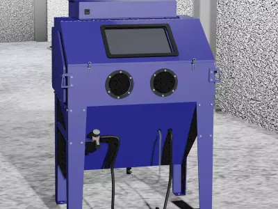 SB-420 Sandblasting Cabinet 3D model