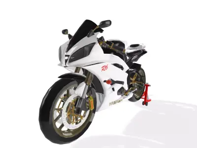 Yamaha YZF R6 2010 3D model