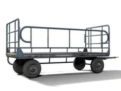 Cart 01 PBR Low-poly 3D model
