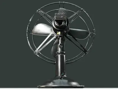 Old Fan Low-poly 3D model purchase