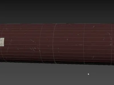 Trident D5 SLBM Missile 3D model